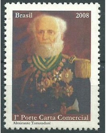 C2740 ALMIRANTE TAMANDARÉ - HERÓI NACIONAL 2008 MINT 8991